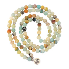 Loookus - 8MM frosted natural stone elastic bracelet