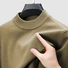 Loookus - Men's Basic Bottom Cashmere Sweater