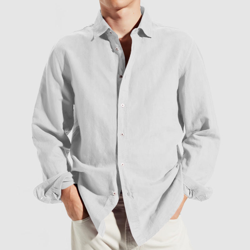 Loookus - Men's Casual Regular Fit Soft Cotton Shirt