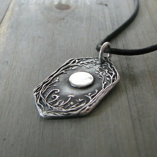 Loookus - Forest Moon Pendant Necklace