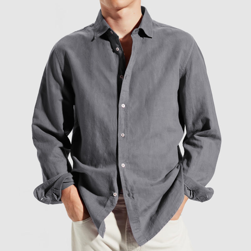 Loookus - Men's Casual Regular Fit Soft Cotton Shirt