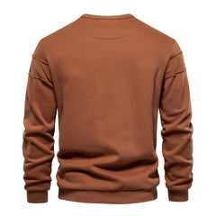 Loookus - New men's round-neck, long-sleeved slim fit knitted Adventure Sweater