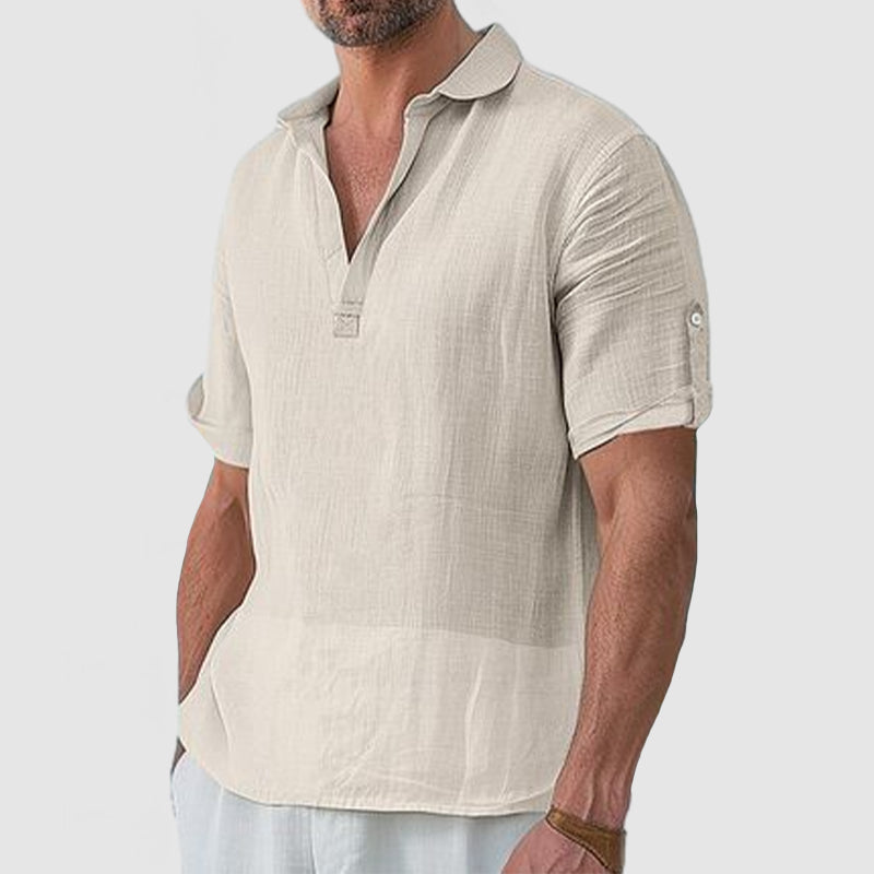 Loookus - Men's Premium Everyday Cotton Linen Shirt