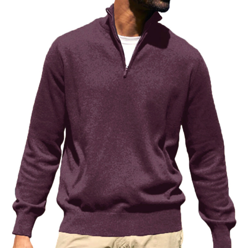 Loookus - Gentleman's Casual Cashmere Basic Sweater