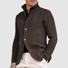 Loookus - Men's Elegant Lapel Knitted Pocket Jacket( NEW )
