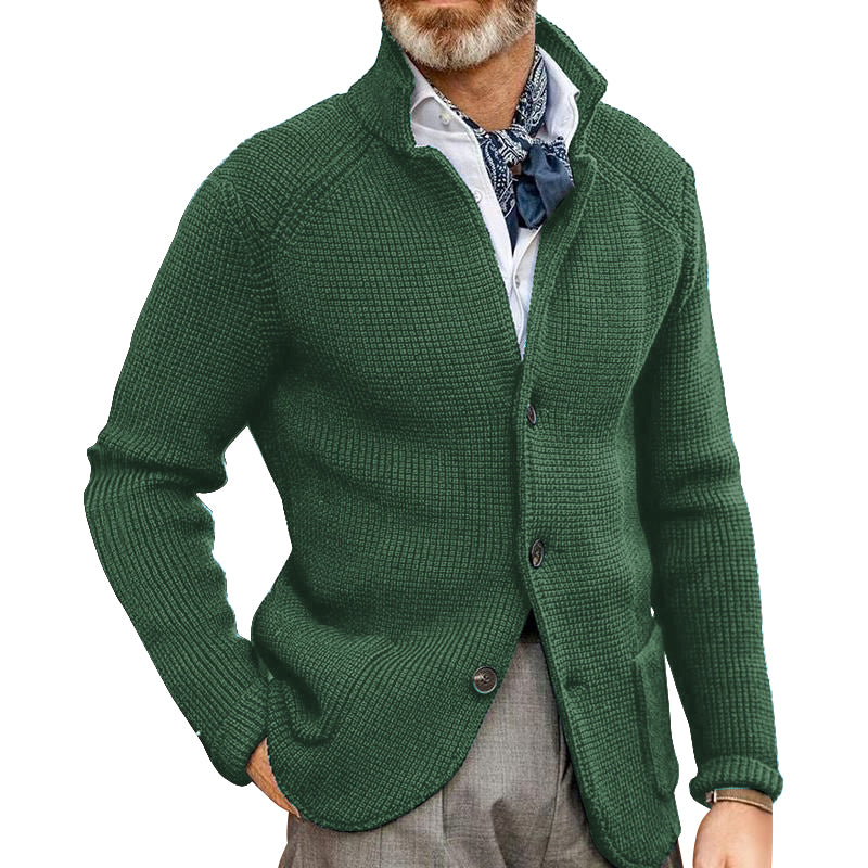 Loookus - Men's long sleeve thickened cardigan warm casual jacket