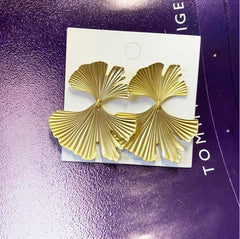 Loookus - Geometric Metal Earrings