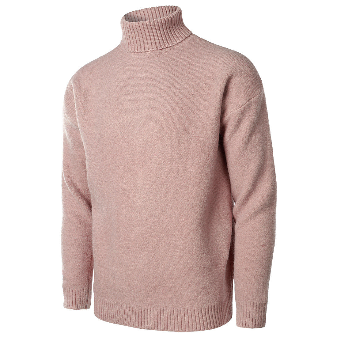 Loookus - autumn and winter men's long-sleeved high-necked fit knitted sweater