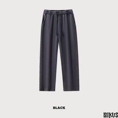 Loookus - Relaxed Fit Wide-Leg Pants