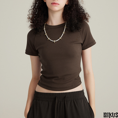 Loookus - Female Slim Fit Short Sleeve T-Shirt