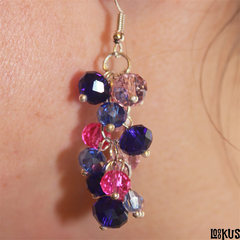 Loookus - Fashionable Beaded Colorful Earrings