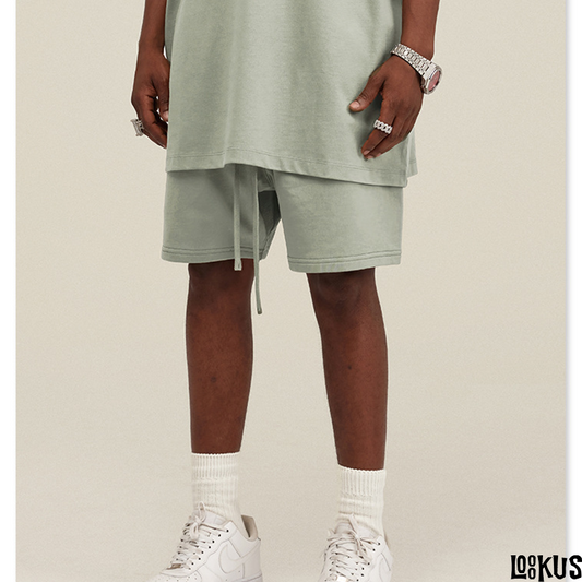 Loookus - Distressed Sporty Casual Shorts