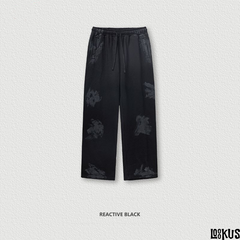 Loookus-Vintage Wash Wide-Leg Pants