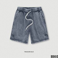 Loookus - Distressed Sporty Casual Shorts