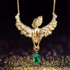 Loookus - Queen Angel Wing Necklace