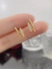 Loookus - Double Band Stud Earrings