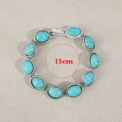 Loookus - Turquoise Hoop Bracelet