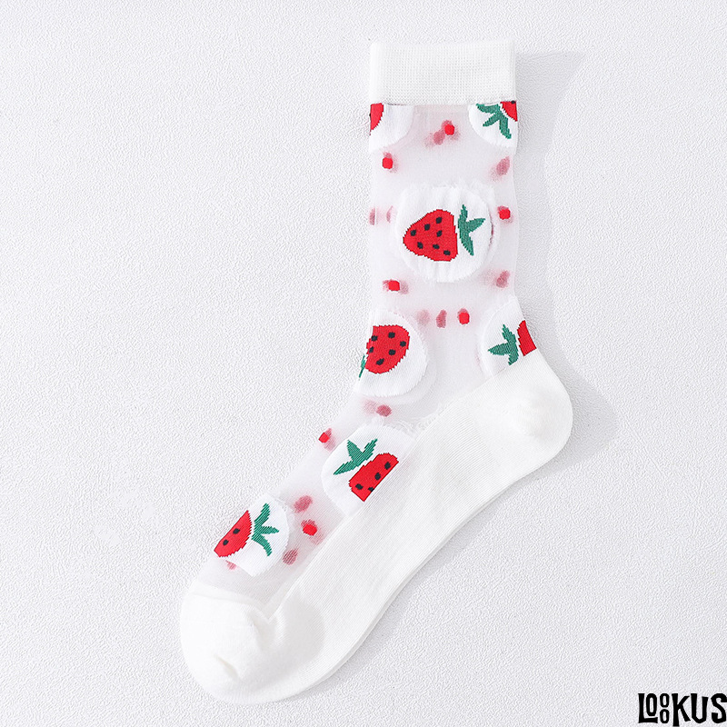 Loookus - Female's Casual Mid-Calf Socks