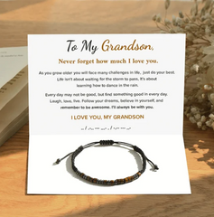 Loookus - “To My Son, I Love You” Morse Code Bracelet