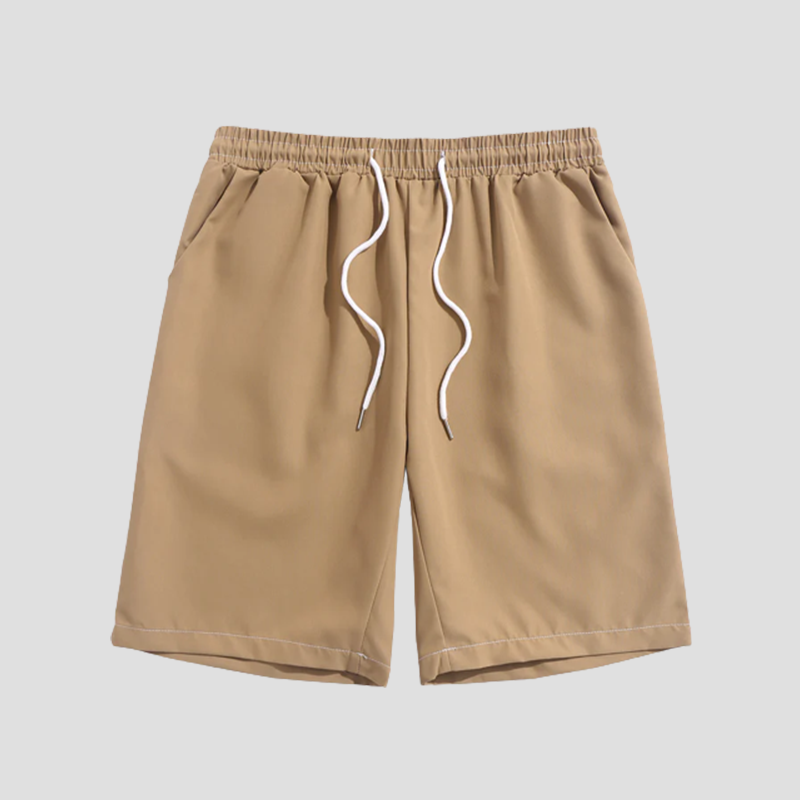 Loookus - Men's cotton linen casual shorts