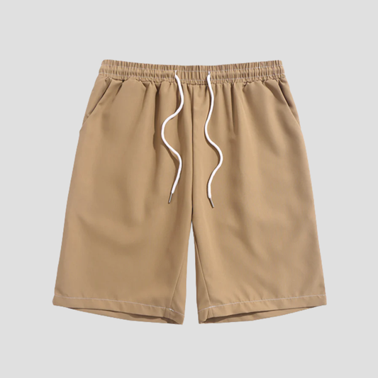 Loookus - Men's cotton linen casual shorts