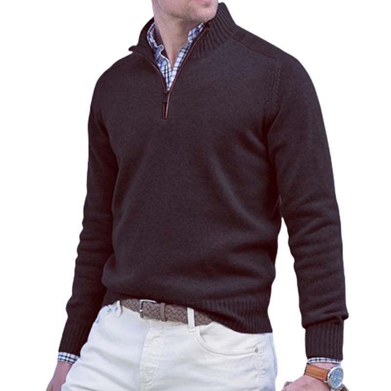 Loookus - Men's Quarter Zip Sweaters