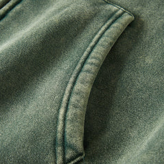 Loookus- Vintage Oversized Zip-Up Hoodie