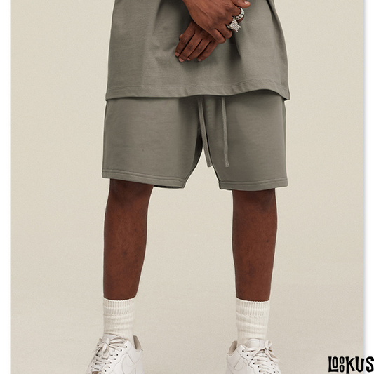 Loookus - Distressed Sporty Casual Shorts