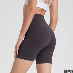 Loookus - New High-Waisted Compression Cycling Shorts - Barely There, Butt-Lifting Fitness Shorts for Outdoor Sports