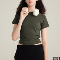 Loookus - Female Slim Fit Short Sleeve T-Shirt