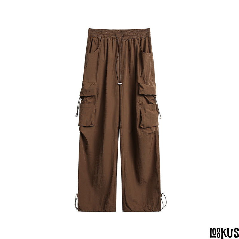 Loookus -Color Pop Relaxed Cargo Pants