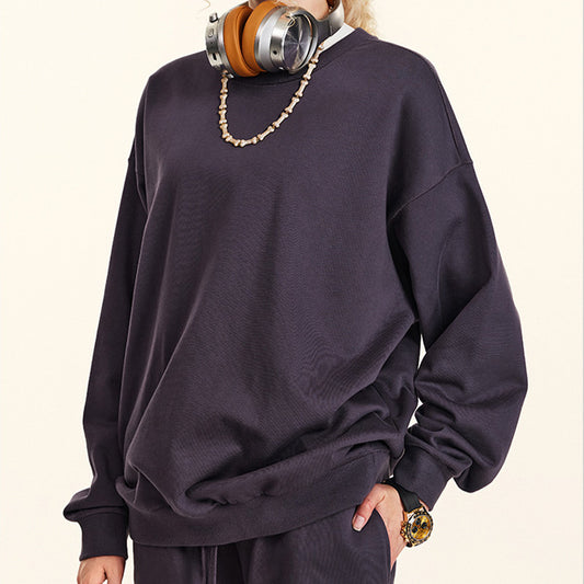 Loookus- Classic Oversized Crewneck Sweatshirt