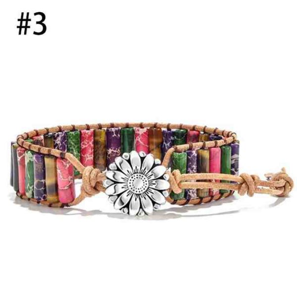 Loookus - Vintage Personalized Sunflower Bracelet