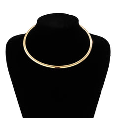 Loookus - Lady smooth circular cold wind collar clavicle chain