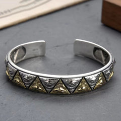 Loookus - 925 Silver Egyptian Horus Eye Bracelet