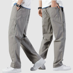 Loookus - Men's Casual Multi-Pocket Basic Work Pants