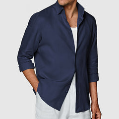 Loookus - Men's Premium Cotton Basic Shirt