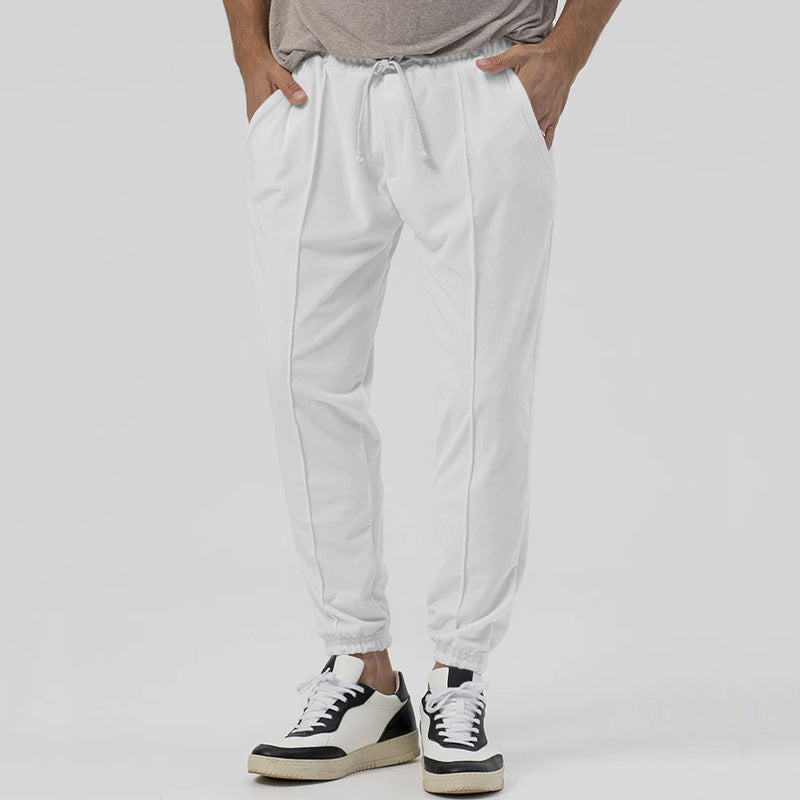 Loookus - Men's Solid Color Loose Casual Pants