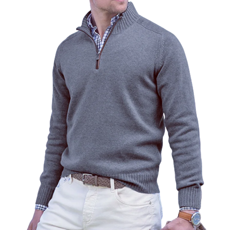 Loookus - Men's Quarter Zip Sweaters