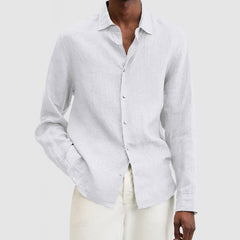 Loookus - Men's Casual Premium Cotton Linen Shirt