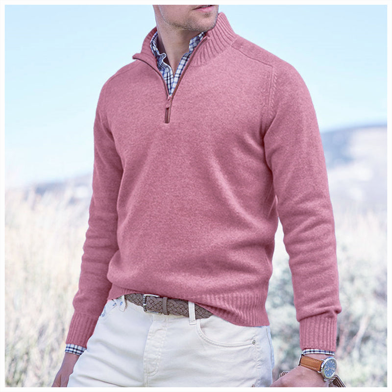 Loookus - Men's Quarter Zip Sweaters