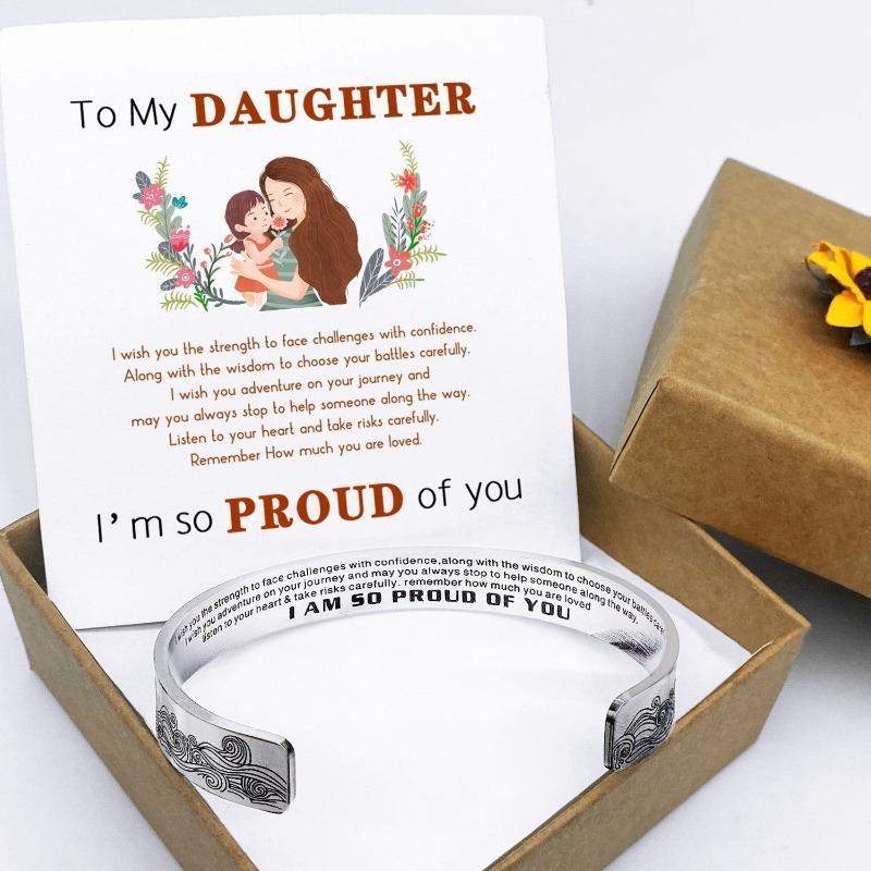 Loookus - To My Daughter "I Am So Proud Of You" Bracelet