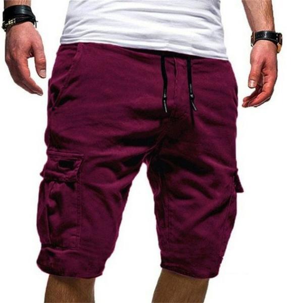 Loookus - Summer Men's Fashion Beach Loose Cargo Shorts