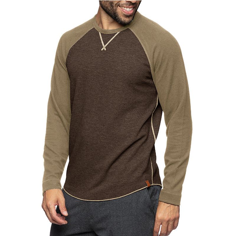 LOOOKUS - Men's Trendy long-sleeved crewneck casual Light Hoodie