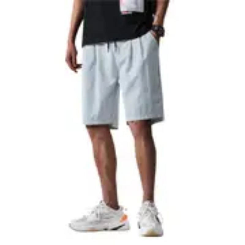 Loookus - Casual shorts men's loose trousers beach trousers breathable and comfortable trousers