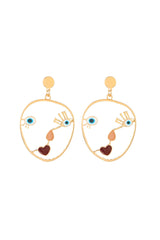 Loookus - Abstract Face Earrings