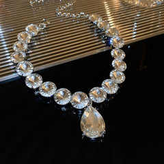Loookus - Ladies water drop vintage necklace