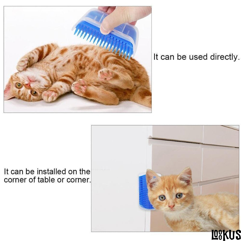 Loookus - Cat Self Grooming Brush Perfect Massager Tool