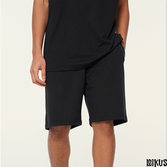 Loookus - Distressed Sporty Casual Shorts A