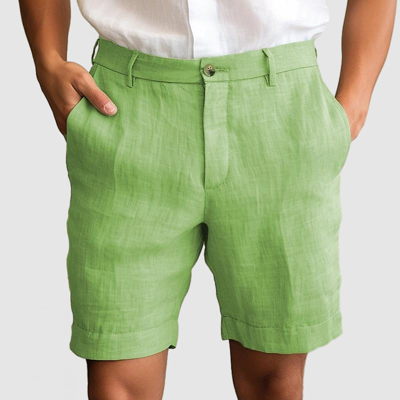 Loookus - Gentleman's Casual Cotton Linen Shorts